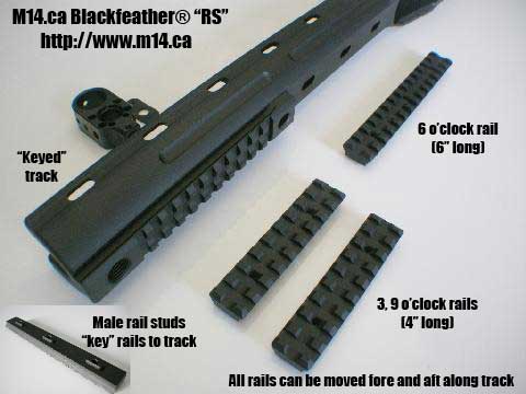 M14/M1A Blackfeather RS butt stock adapter